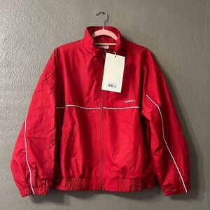 Adanola Vibrant Red Track Jacket Small Women’s NWT